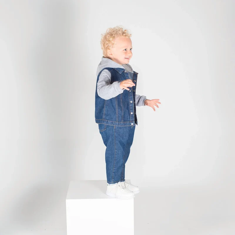 LW750 - Veste en jean à capuche enfant