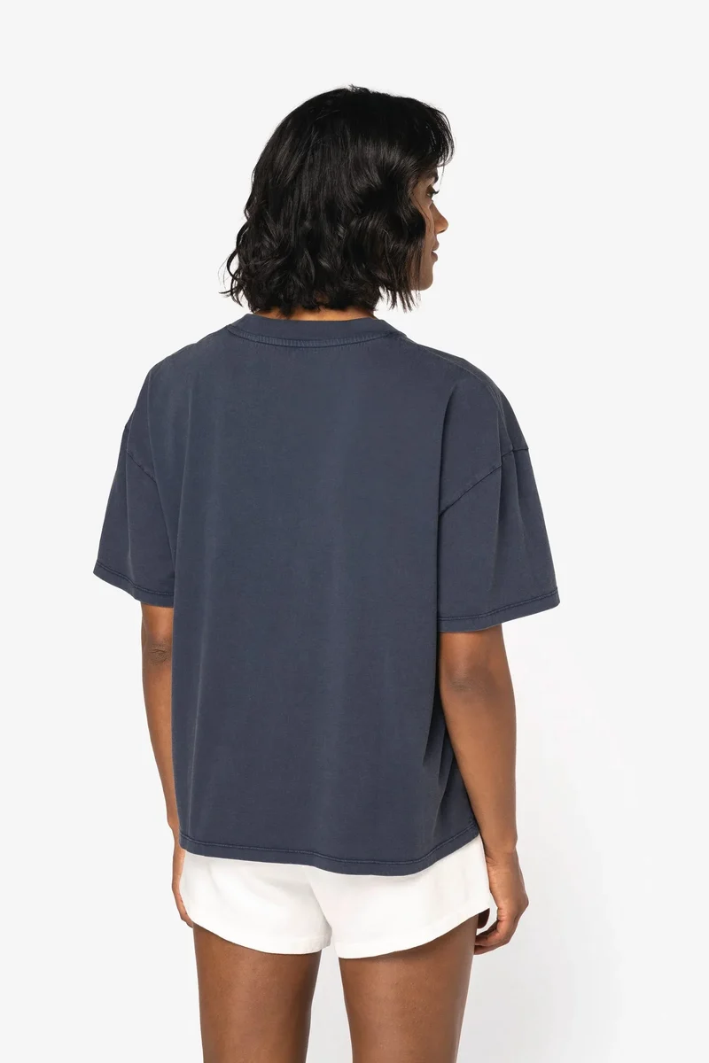 NS327 - T-shirt écoresponsable oversize délavé femme