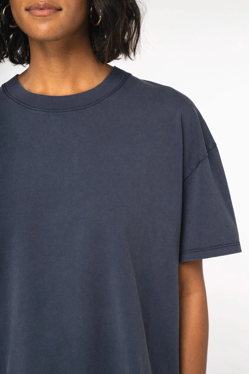 NS327 - T-shirt écoresponsable oversize délavé femme