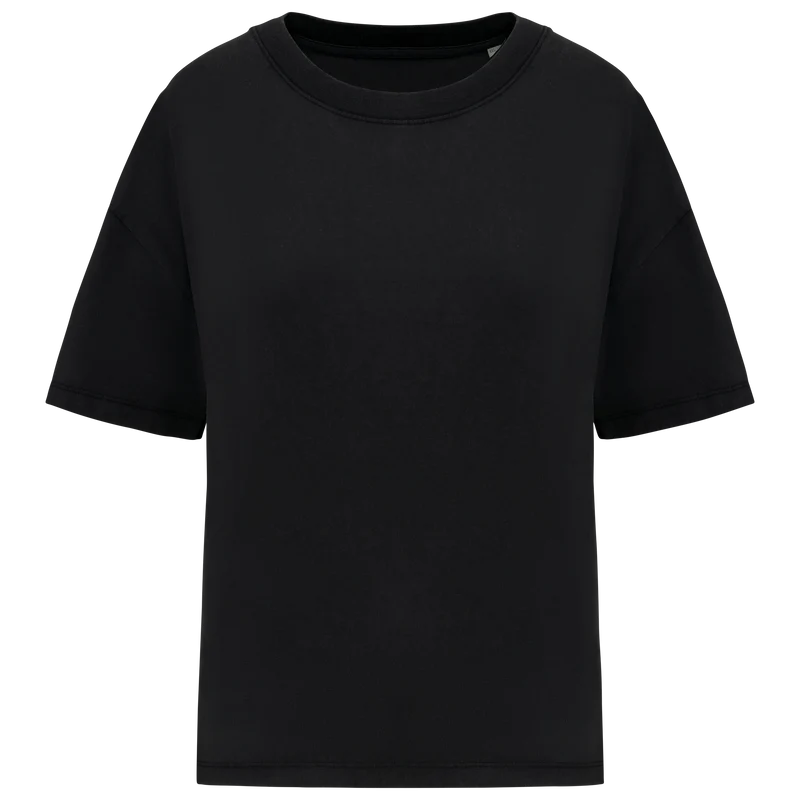 NS327 - T-shirt écoresponsable oversize délavé femme