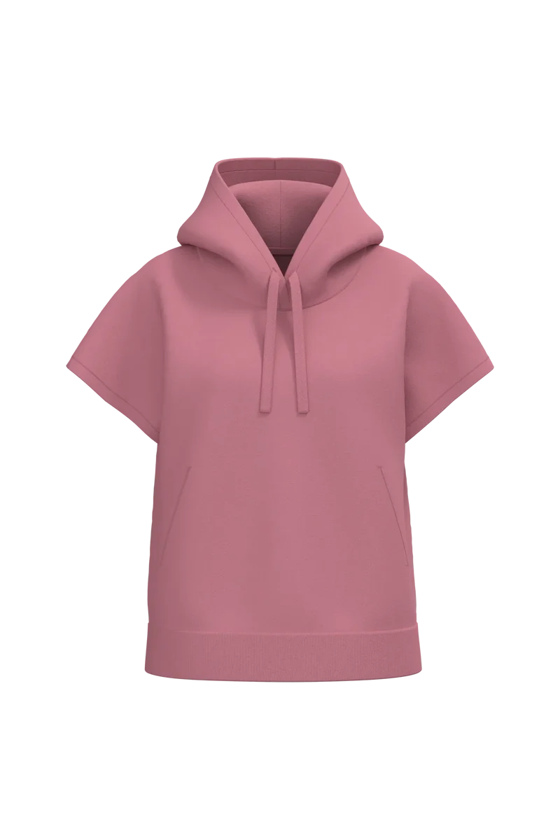 NS446 - Sweat-shirt écoresponsable à capuche oversize sans manches French Terry femme