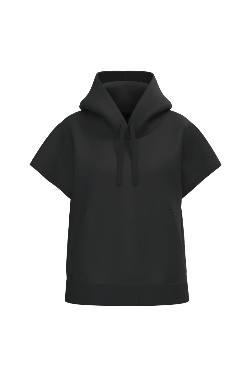 NS446 - Sweat-shirt écoresponsable à capuche oversize sans manches French Terry femme