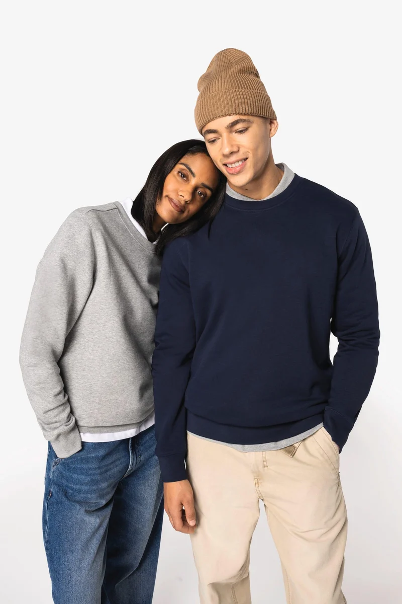 NS443 - Sweat-shirt écoresponsable à col rond unisexe