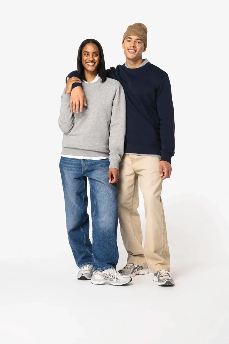 NS443 - Sweat-shirt écoresponsable à col rond unisexe