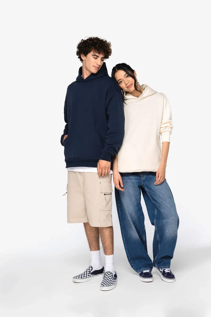 NS441 - Sweat-shirt écoresponsable à capuche oversize unisexe