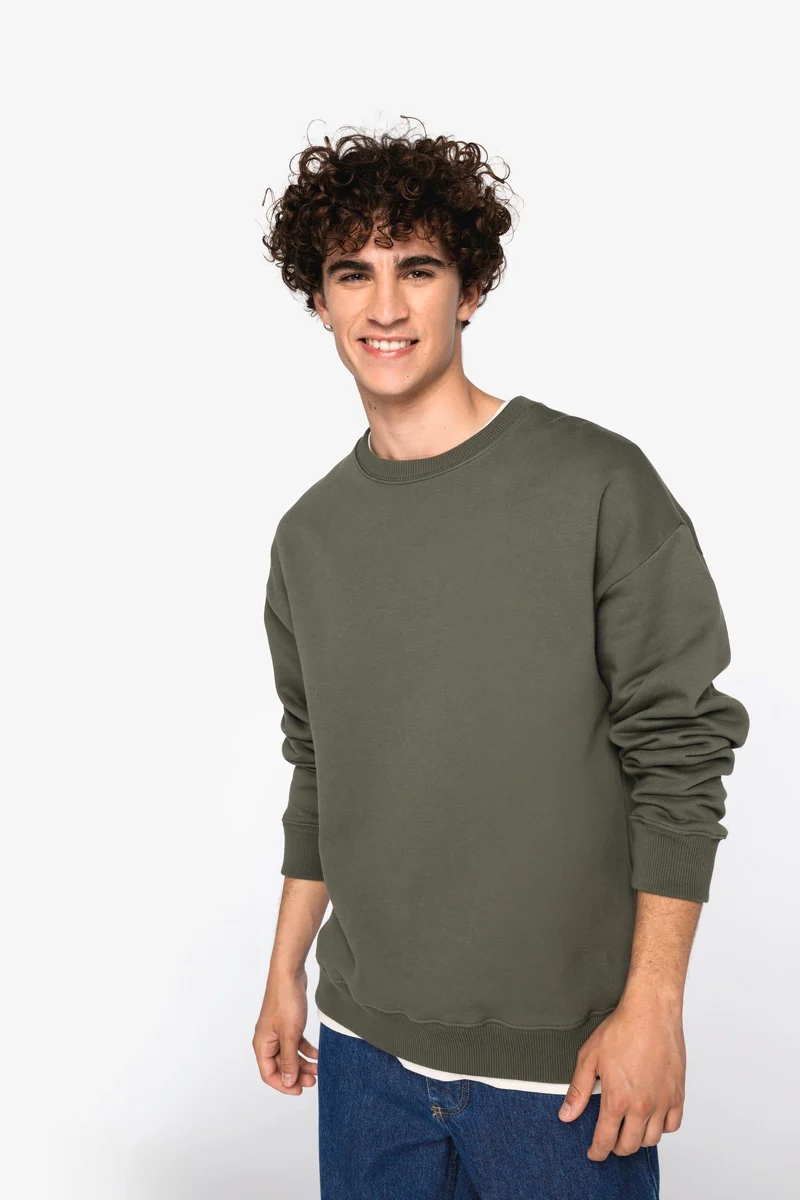 NS440 - Sweat-shirt écoresponsable à col rond oversize unisexe