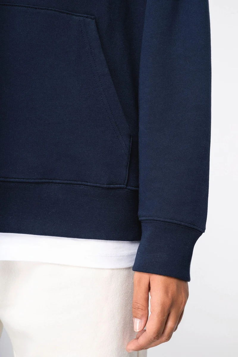 NS436 - Sweat-shirt écoresponsable à capuche à épaules tombantes molleton gratté unisexe