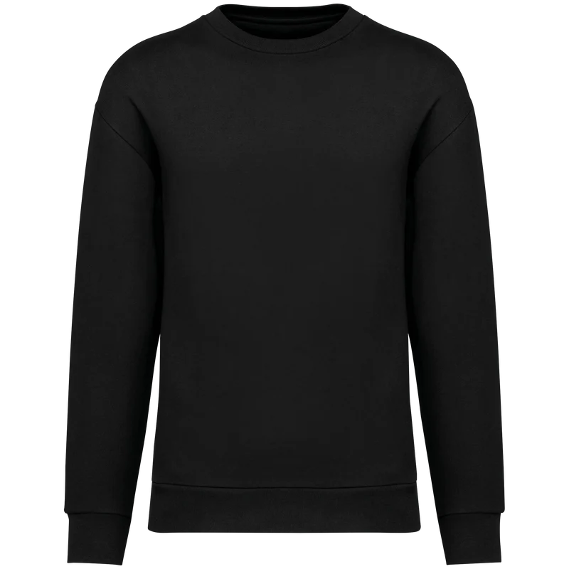 NS435 - Sweat-shirt écoresponsable à col rond à épaules tombantes molleton gratté unisexe