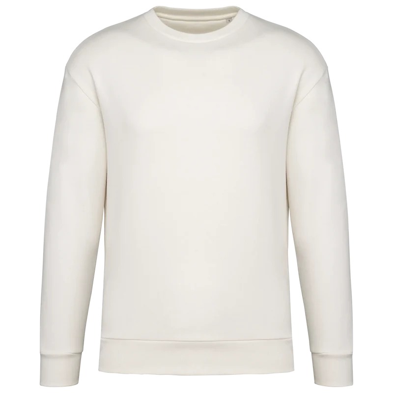NS435 - Sweat-shirt écoresponsable à col rond à épaules tombantes molleton gratté unisexe