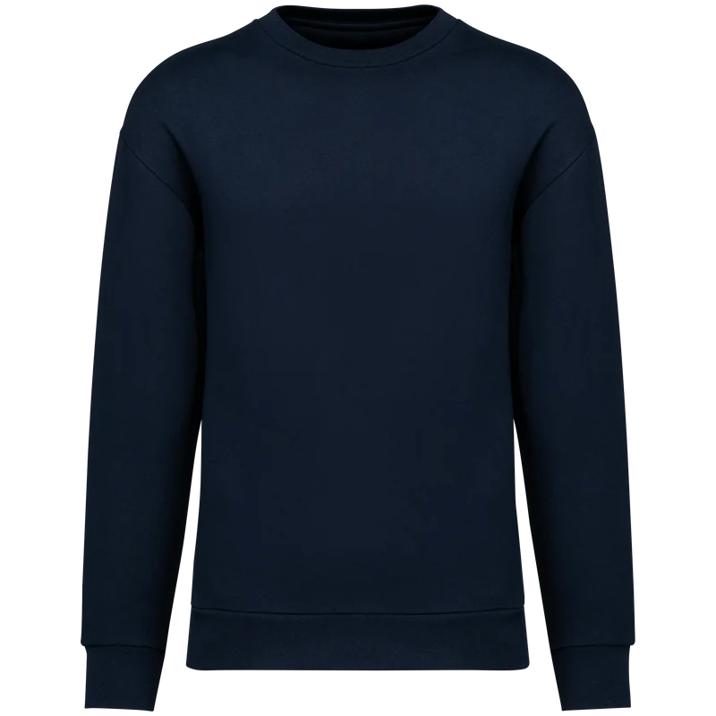 NS435 - Sweat-shirt écoresponsable à col rond à épaules tombantes molleton gratté unisexe
