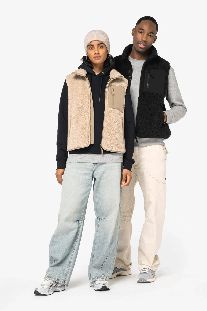 NS624 - Bodywarmer écoresponsable en sherpa unisexe