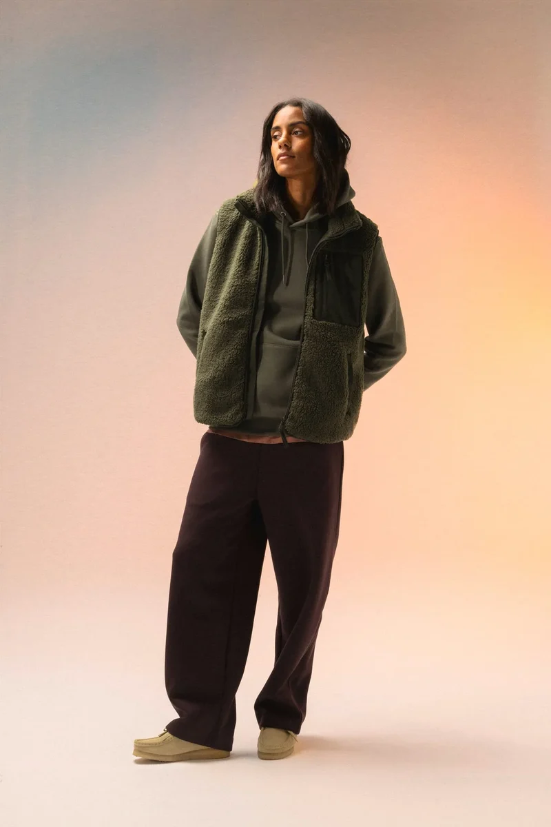 NS624 - Bodywarmer écoresponsable en sherpa unisexe