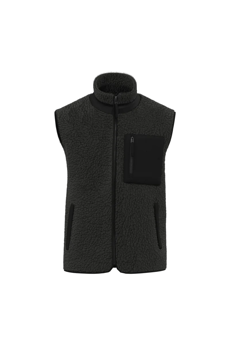 NS624 - Bodywarmer écoresponsable en sherpa unisexe