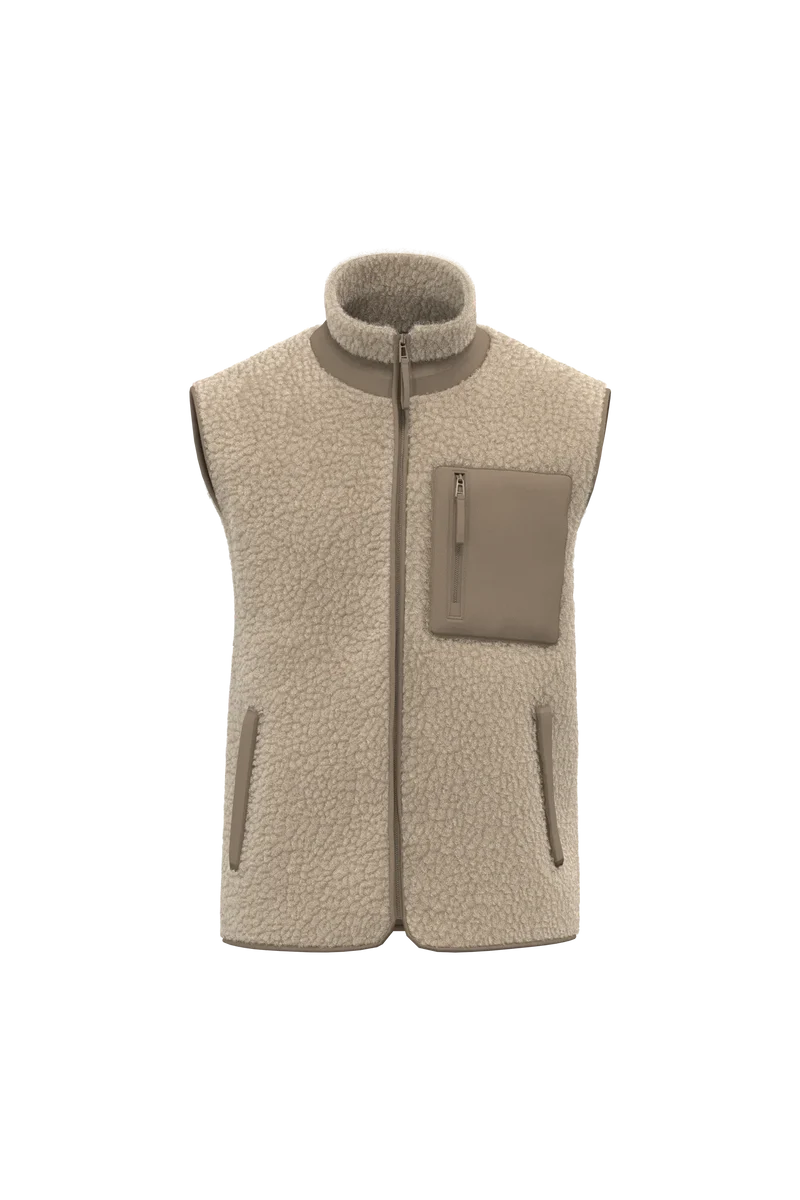 NS624 - Bodywarmer écoresponsable en sherpa unisexe