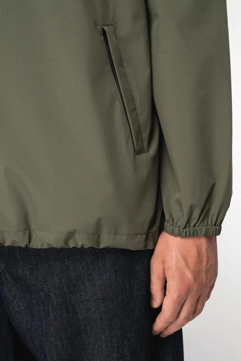 NS616 - Veste coupe-vent imperméable écoresponsable quart zip unisexe