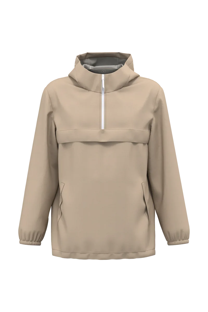 NS616 - Veste coupe-vent imperméable écoresponsable quart zip unisexe