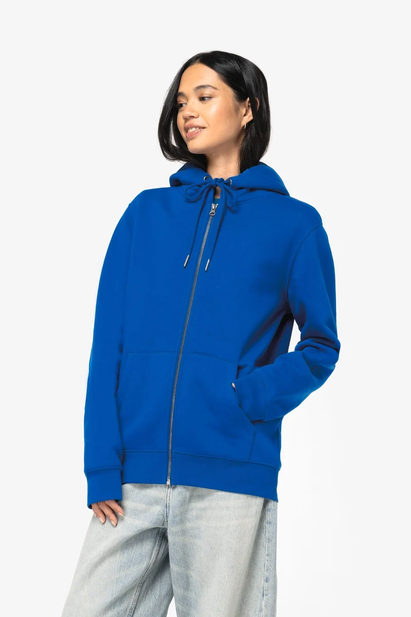 NS402 - Sweat-shirt écoresponsable zippé à capuche unisexe