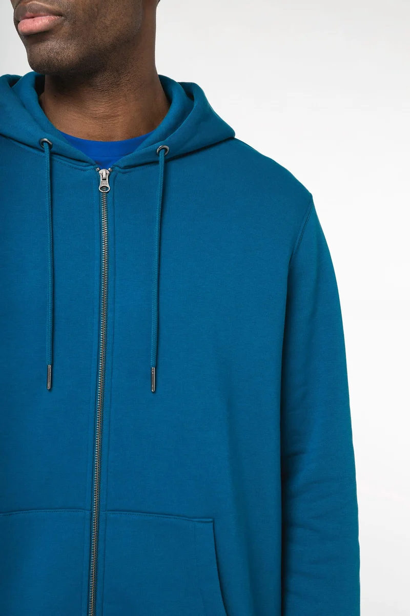 NS402 - Sweat-shirt écoresponsable zippé à capuche unisexe