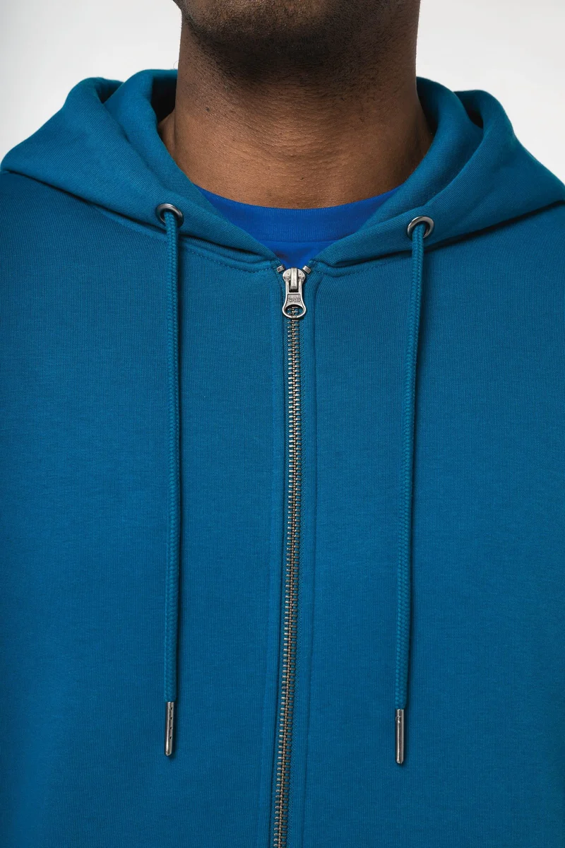 NS402 - Sweat-shirt écoresponsable zippé à capuche unisexe