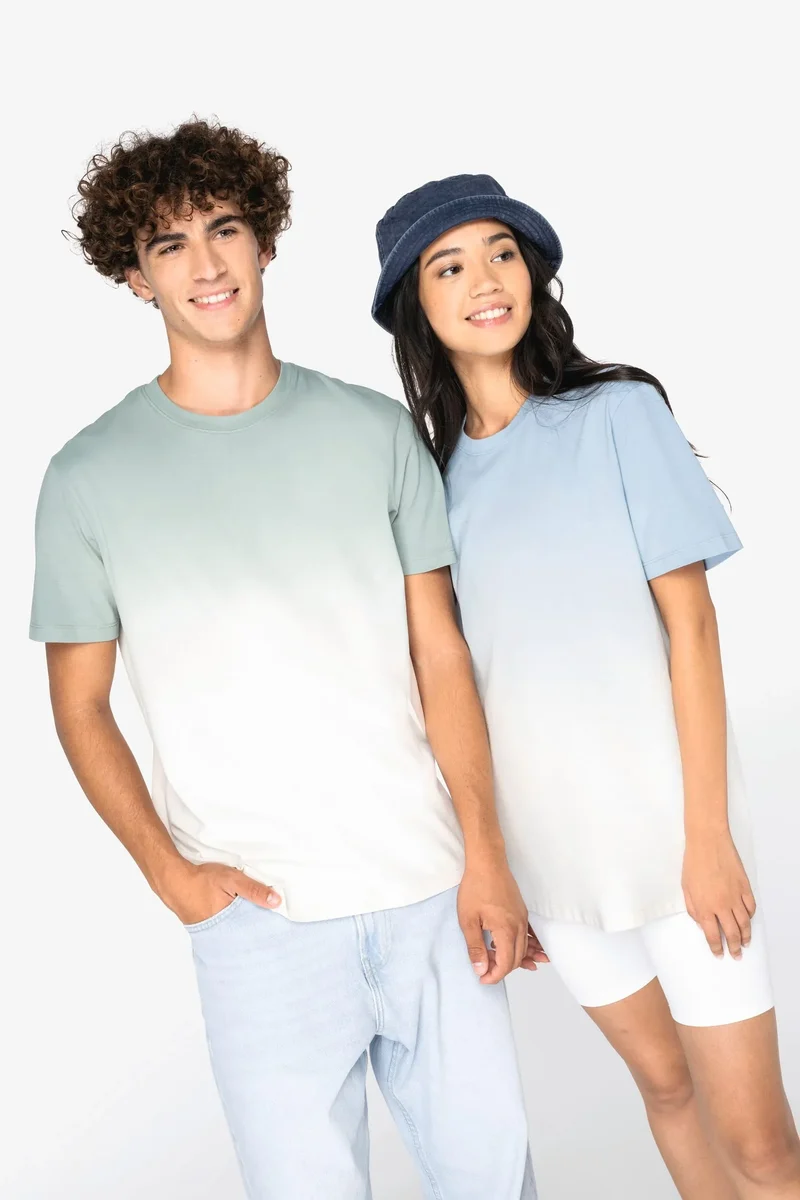 NS345 - T-shirt écoresponsable Dip Dye unisexe