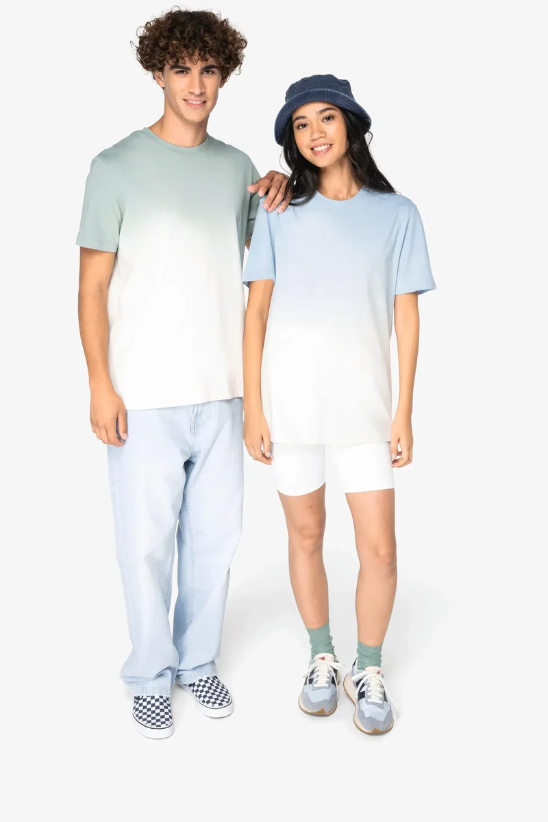 NS345 - T-shirt écoresponsable Dip Dye unisexe