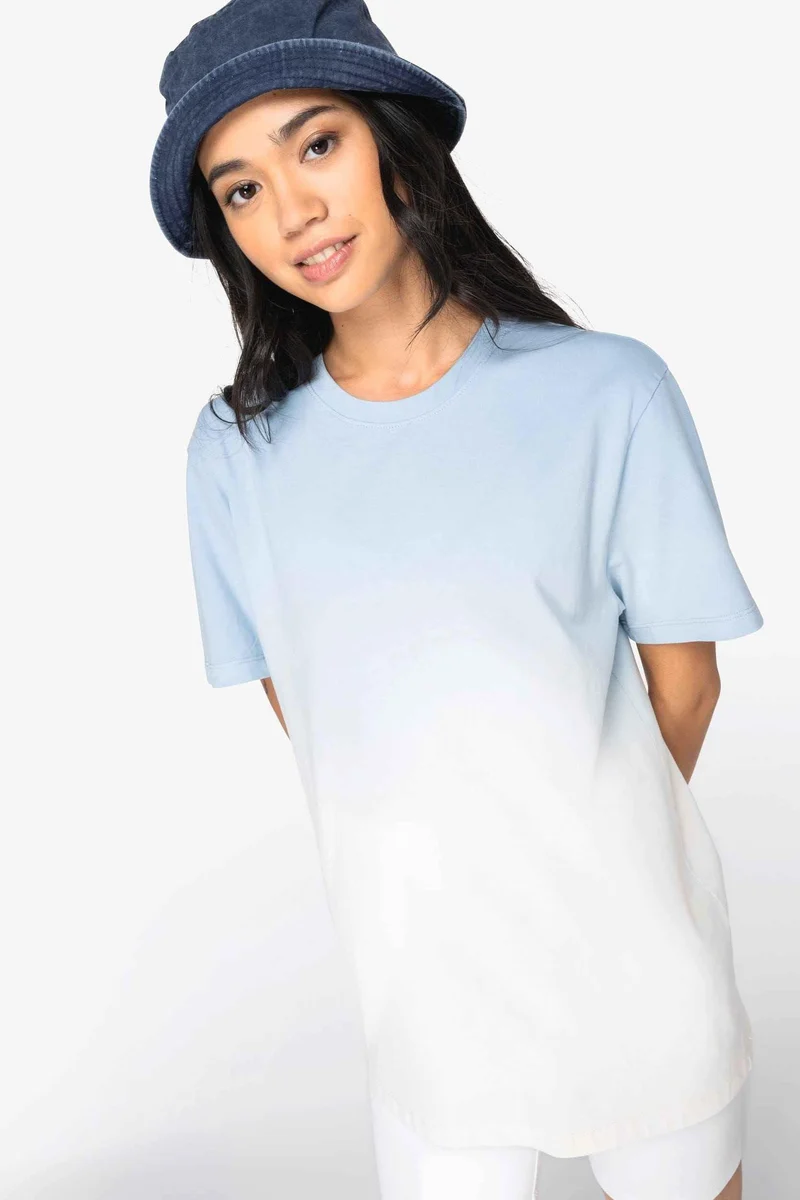 NS345 - T-shirt écoresponsable Dip Dye unisexe
