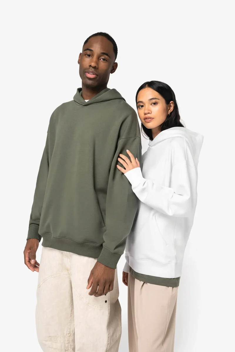 NS408 - Sweat-shirt écoresponsable à capuche oversize unisexe