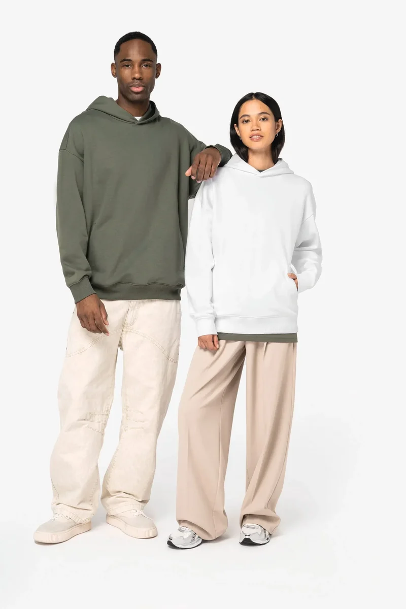 NS408 - Sweat-shirt écoresponsable à capuche oversize unisexe