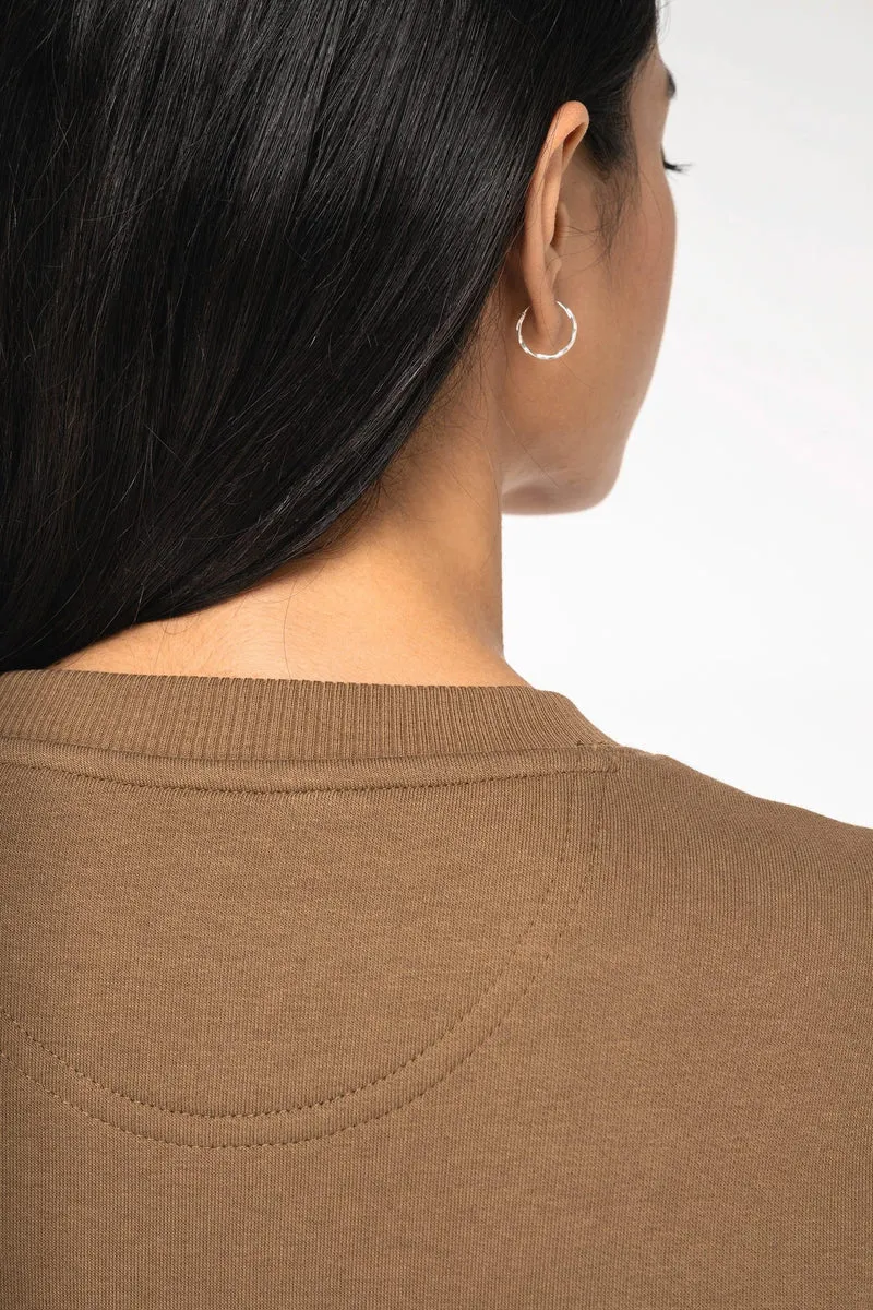 NS407 - Sweat-shirt écoresponsable à col rond oversize unisexe