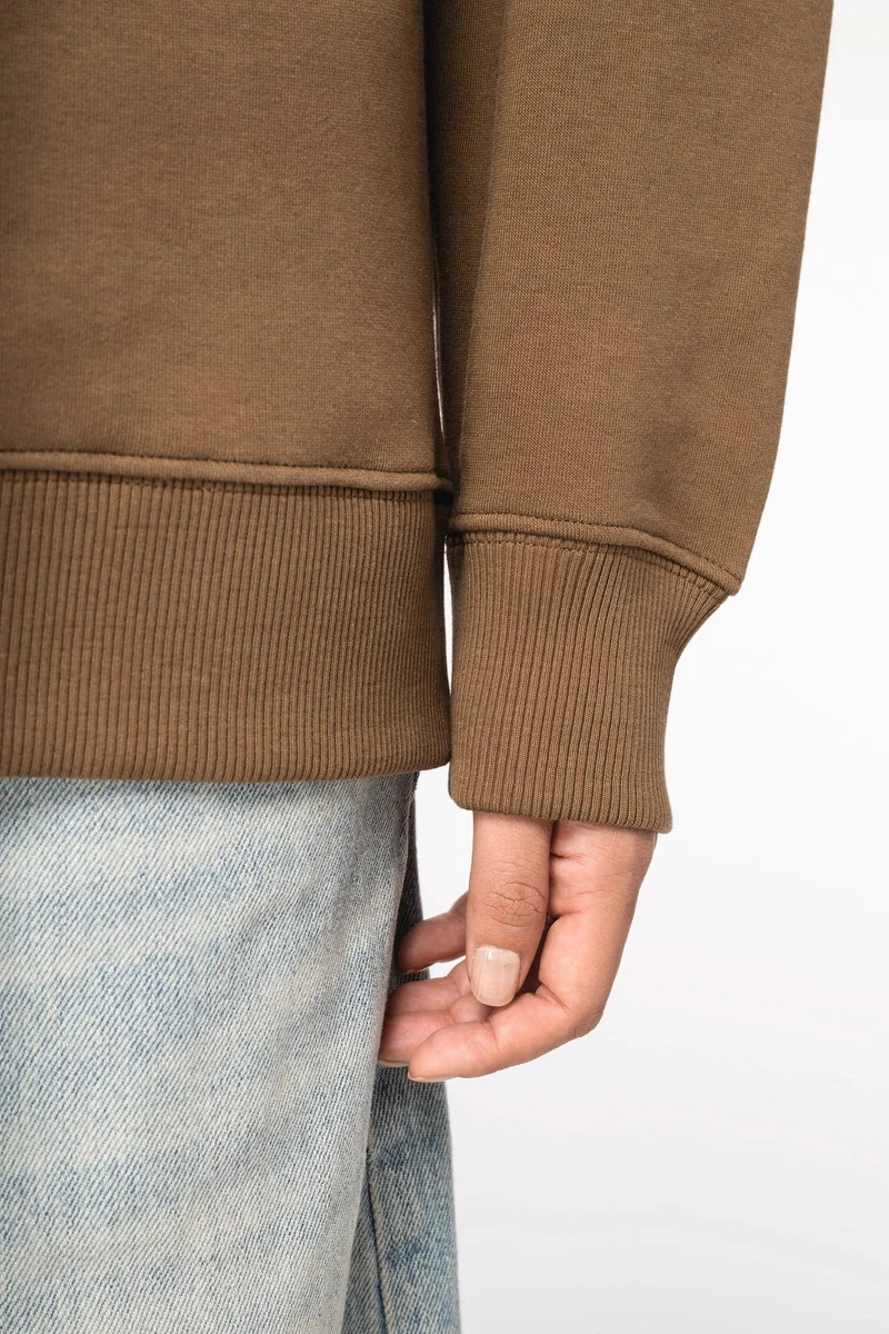 NS407 - Sweat-shirt écoresponsable à col rond oversize unisexe