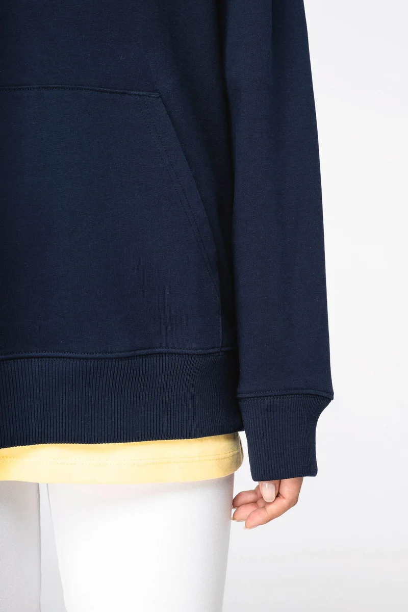 NS431 - Sweat-shirt écoresponsable à capuche à épaules tombantes French Terry unisexe