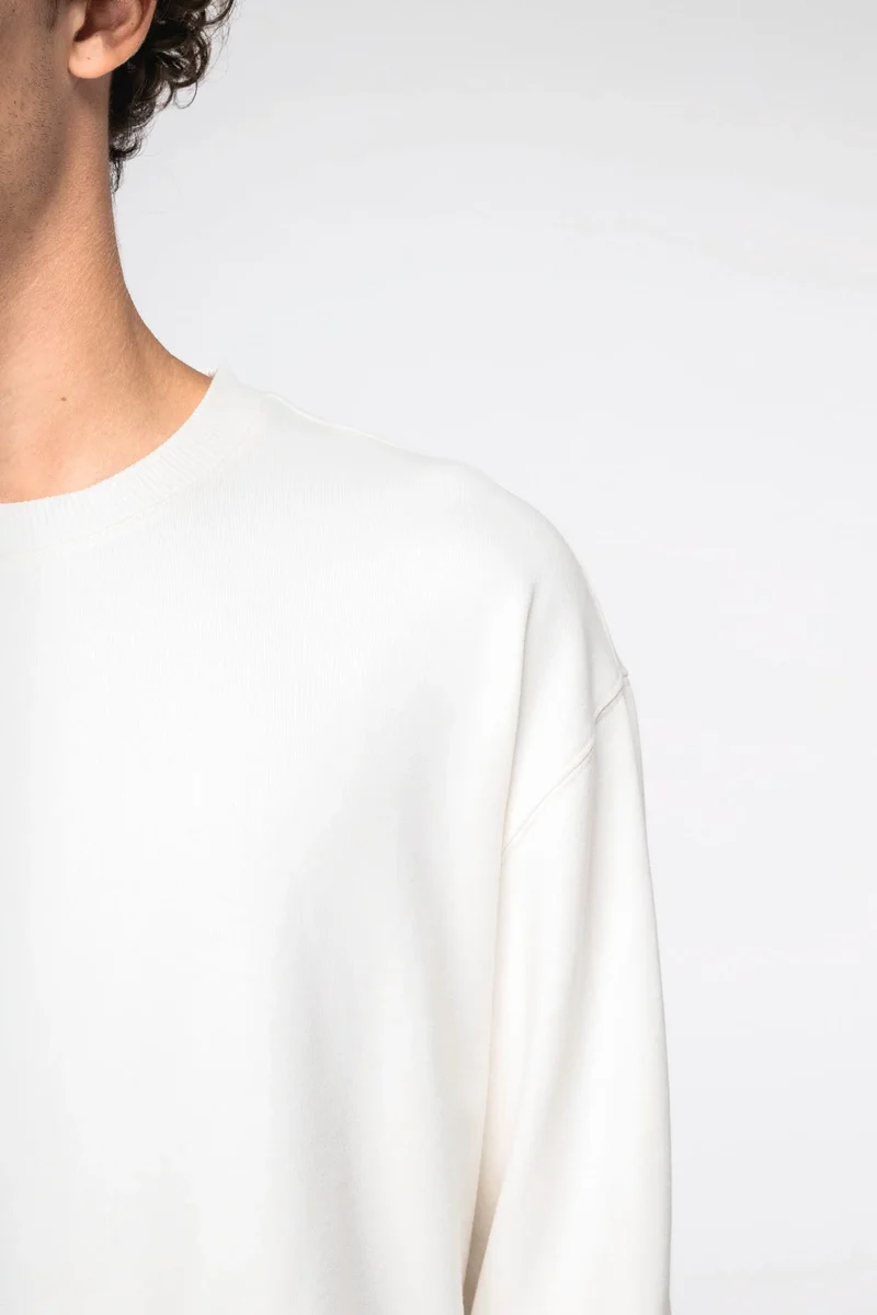 NS430 - Sweat-shirt écoresponsable à col rond à épaules tombantes French Terry unisexe
