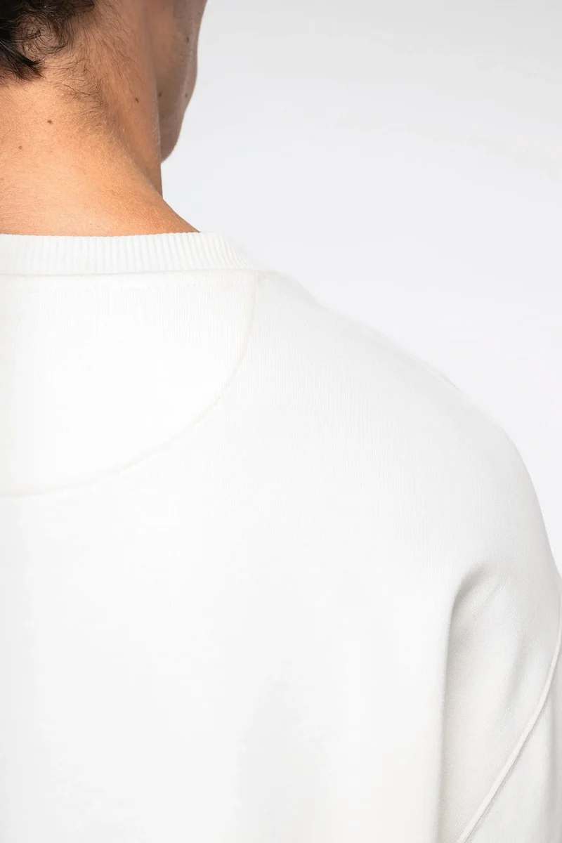 NS430 - Sweat-shirt écoresponsable à col rond à épaules tombantes French Terry unisexe