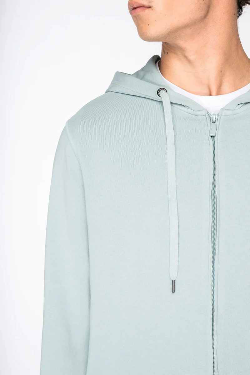 NS417 - Sweat-shirt écoresponsable zippé à capuche French Terry unisexe