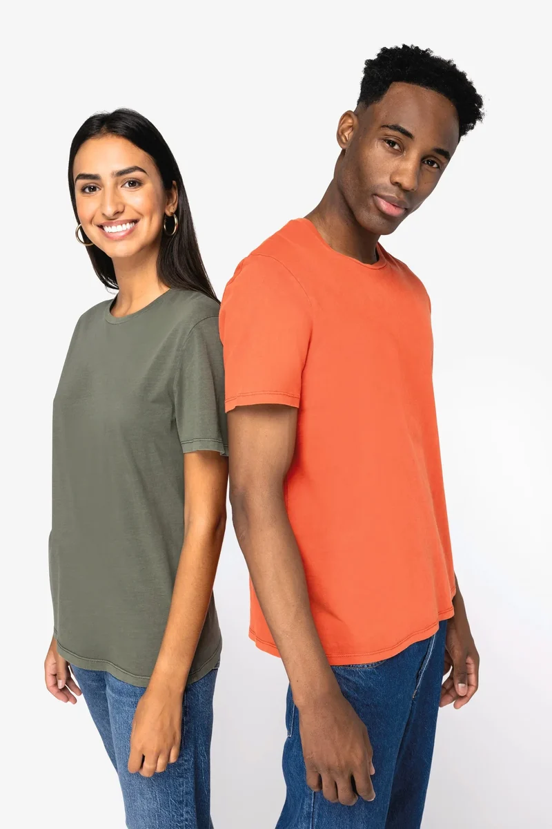 NS315 - T-shirt écoresponsable délavé unisexe