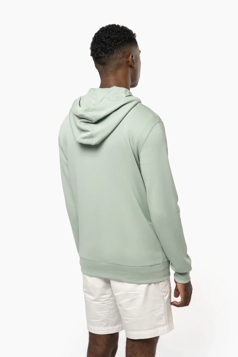K4008 - Sweat-shirt french terry écoresponsable zippé à capuche unisexe