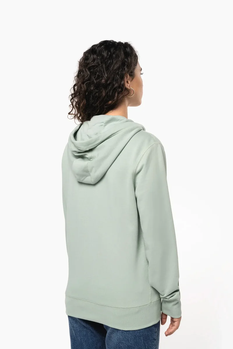 K4008 - Sweat-shirt french terry écoresponsable zippé à capuche unisexe