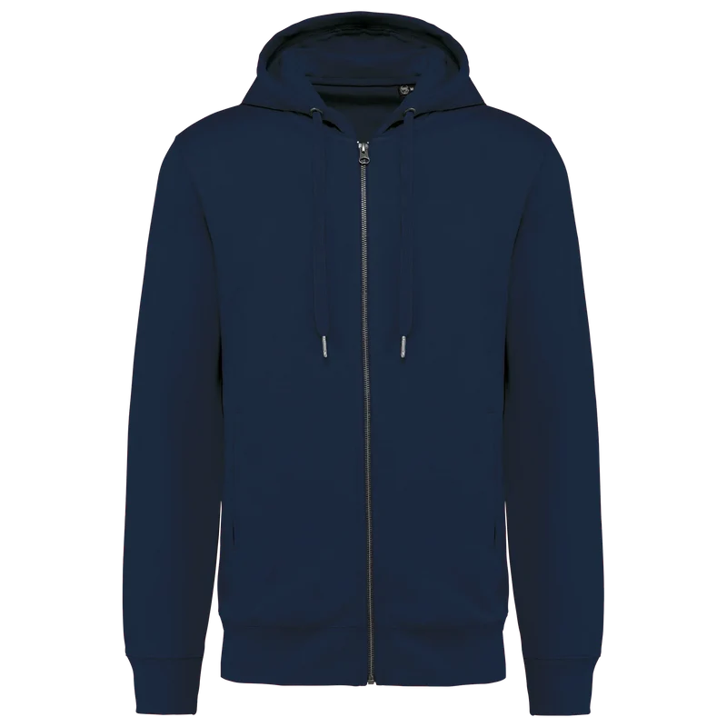 K4008 - Sweat-shirt french terry écoresponsable zippé à capuche unisexe