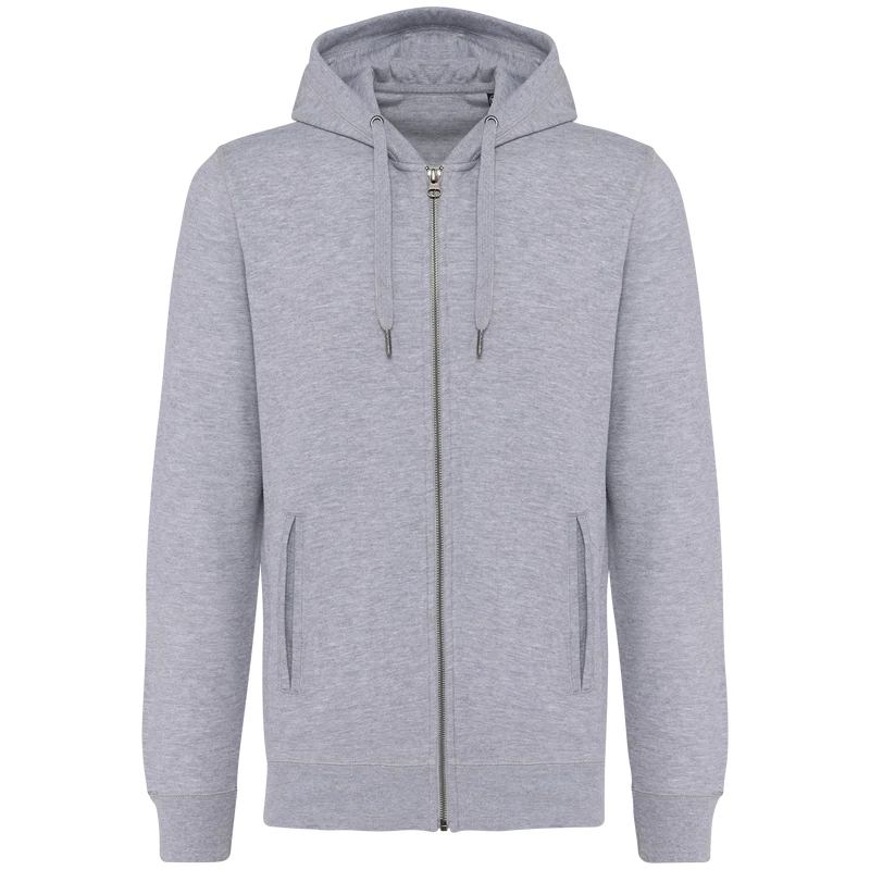 K4008 - Sweat-shirt french terry écoresponsable zippé à capuche unisexe