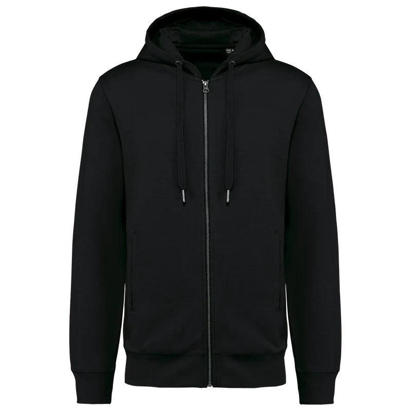 K4008 - Sweat-shirt french terry écoresponsable zippé à capuche unisexe