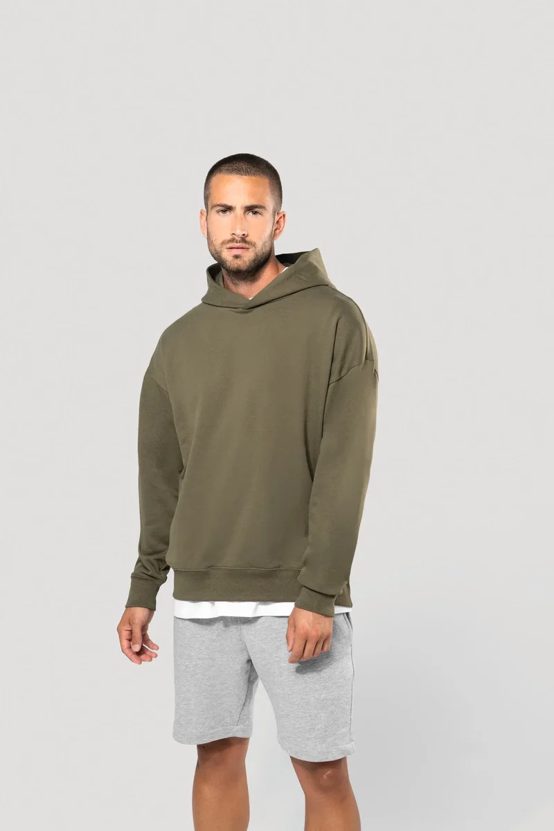 K4018 - Sweatshirt à capuche molleton oversize unisexe