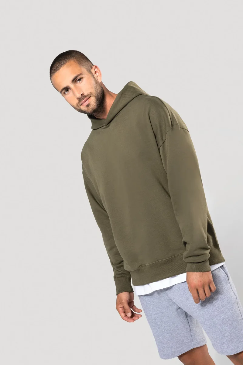 K4018 - Sweatshirt à capuche molleton oversize unisexe
