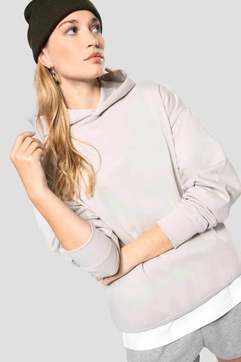 K4018 - Sweatshirt à capuche molleton oversize unisexe