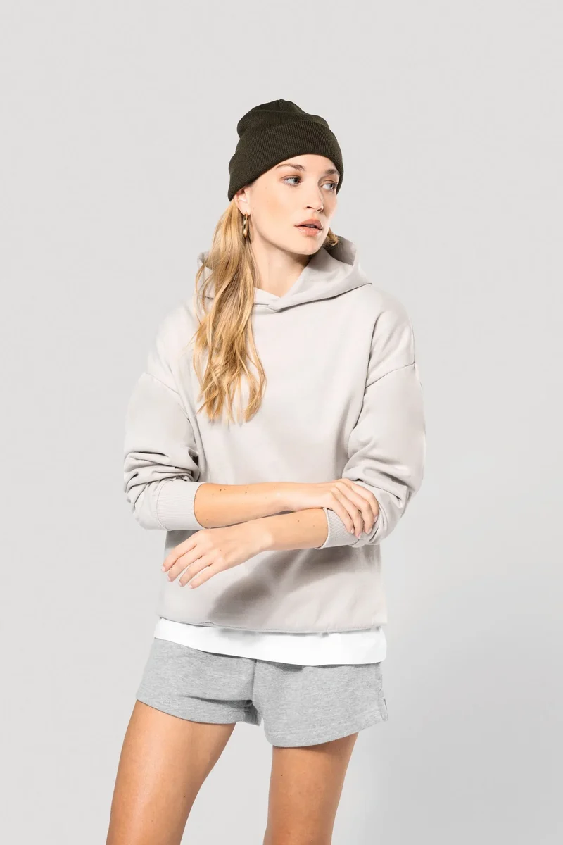 K4018 - Sweatshirt à capuche molleton oversize unisexe