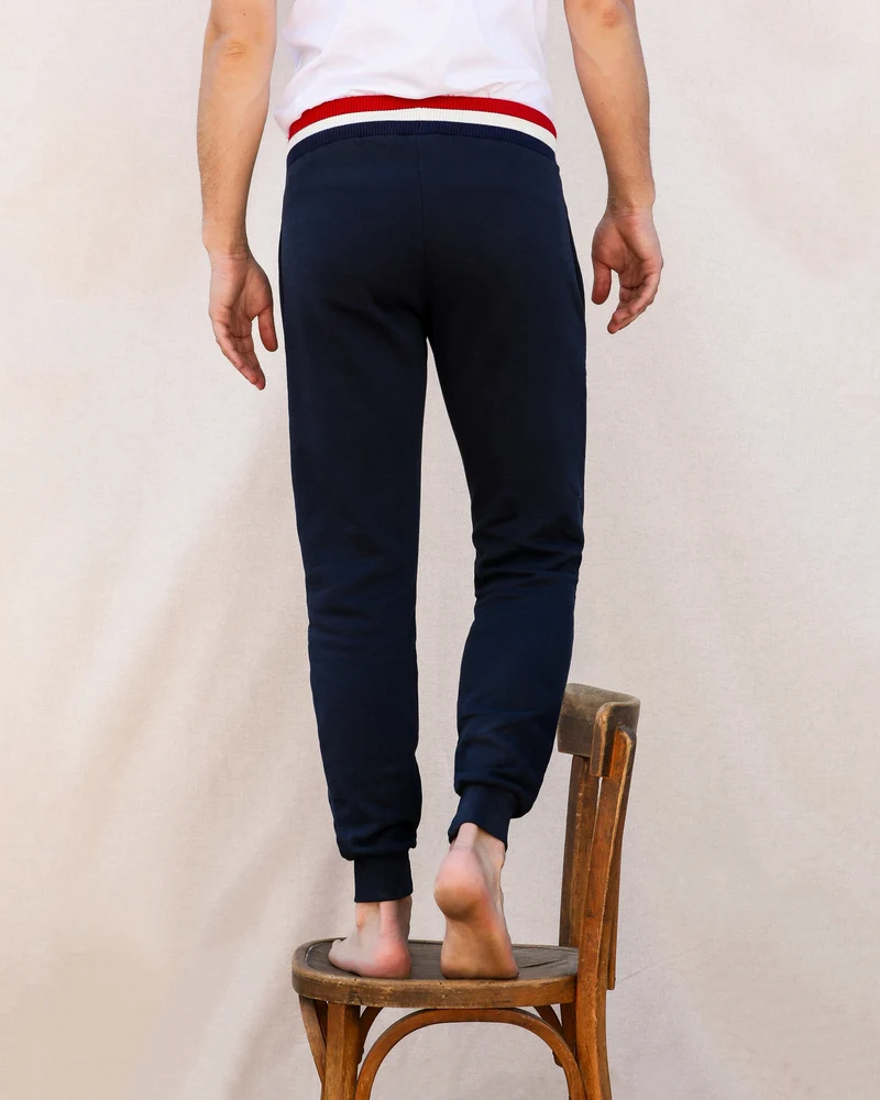 JOGGING ALAIN BLEU | COTON BIO | REGULAR FIT