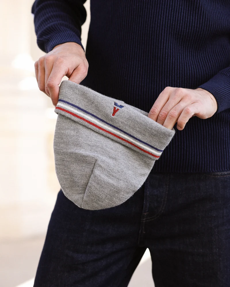 BONNET OCTAVE GRIS | MADE IN FRANCE