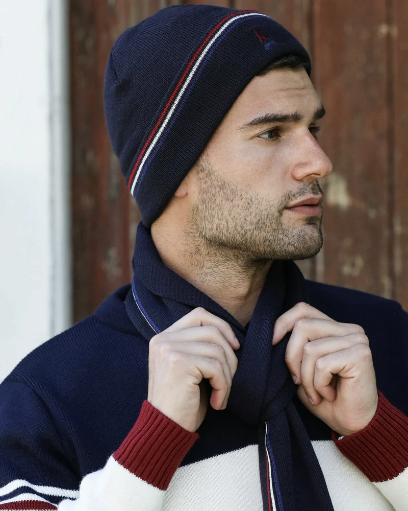 BONNET OCTAVE BLEU MARINE | MADE IN FRANCE