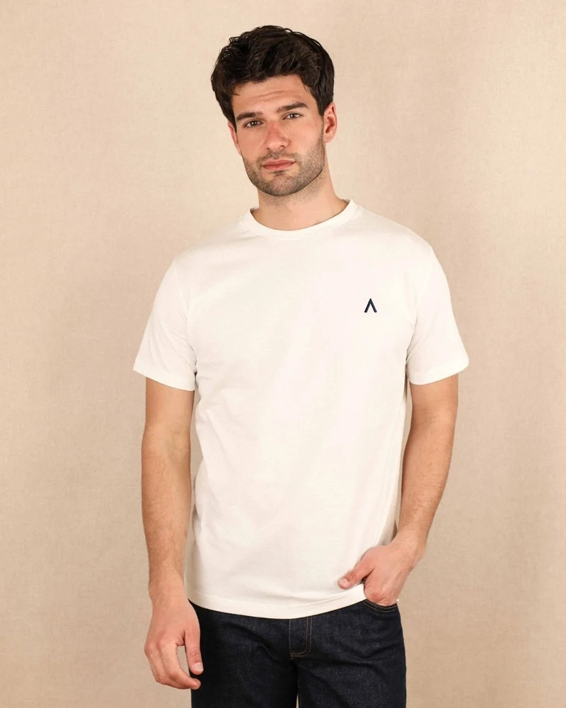 T-SHIRT BLANC CRÈME | COTON BIO
