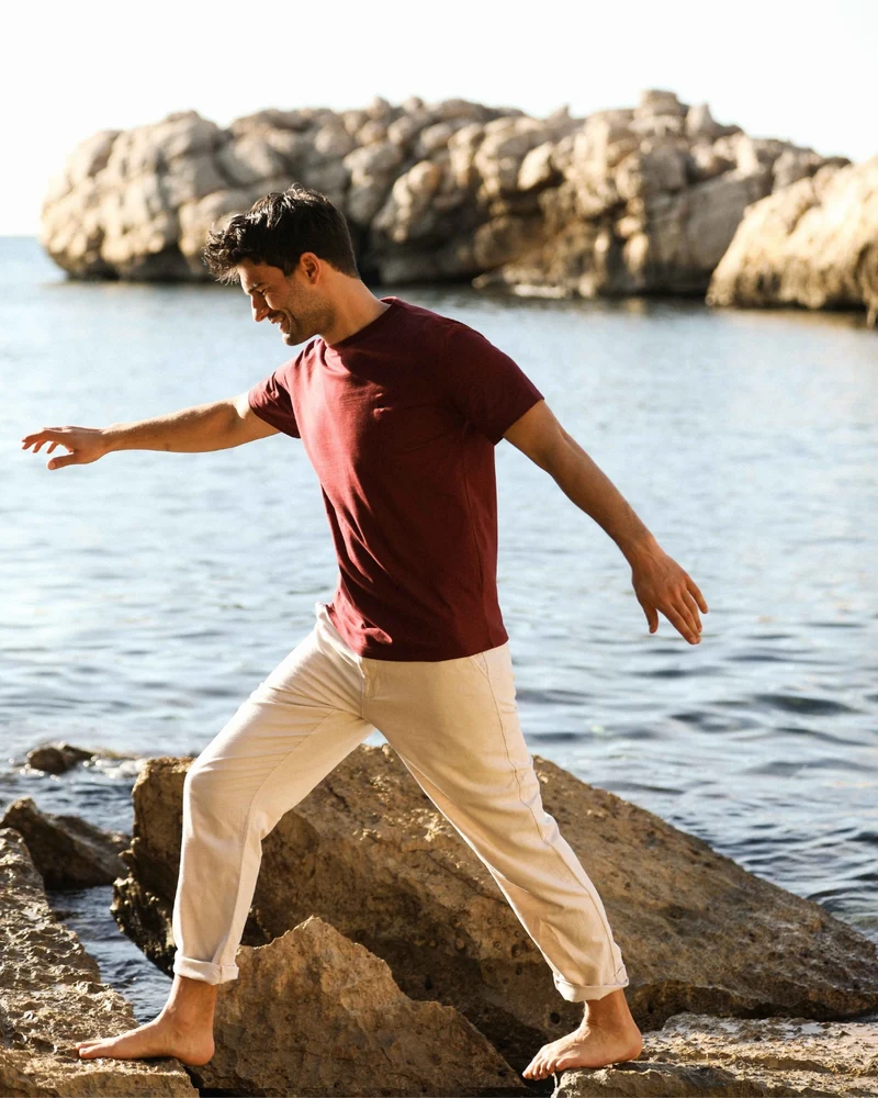 T-SHIRT BORDEAUX SIMPLE | COTON BIO
