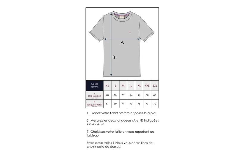 T-SHIRT BORDEAUX SIMPLE | COTON BIO